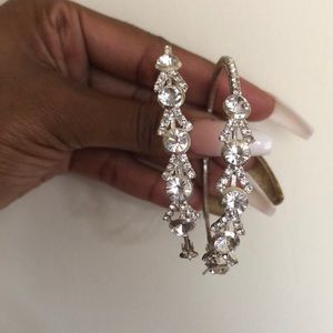 Silver hoops